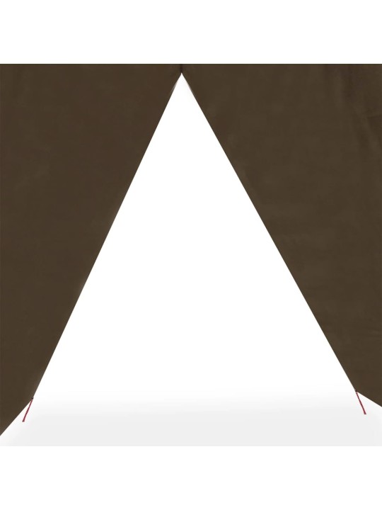 Kempinga tents, brūna, 406x306 cm, ūdensizturīga