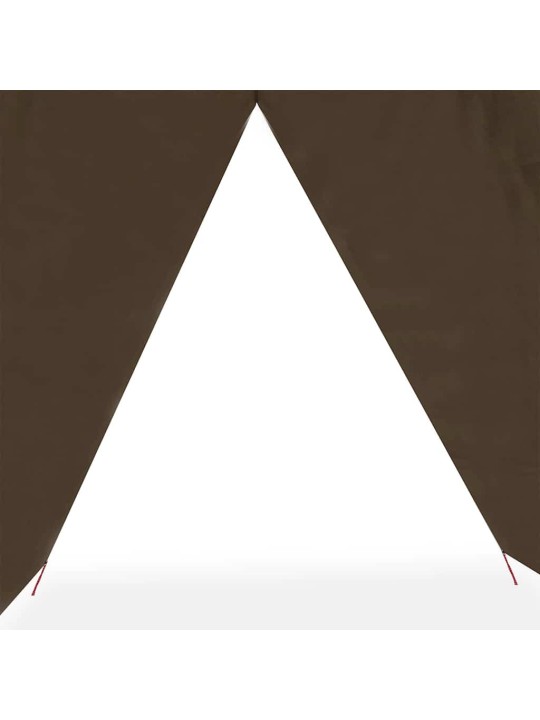 Kempinga tents, brūna, 506x306 cm, ūdensizturīga