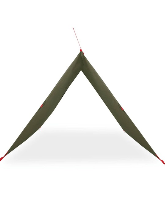 Kempinga tents, olīvu zaļa, 451x420 cm, ūdensizturīga