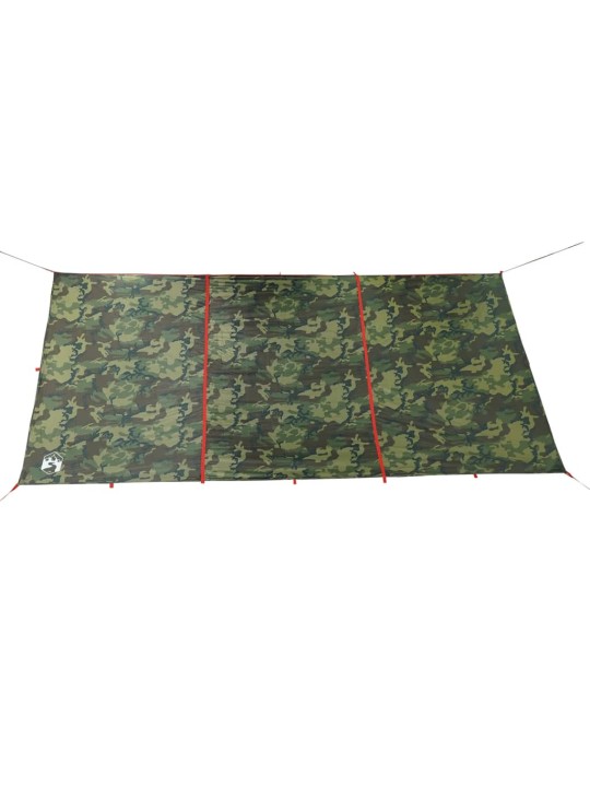 Kempinga tents, kamuflāža, 451x420 cm, ūdensizturīga