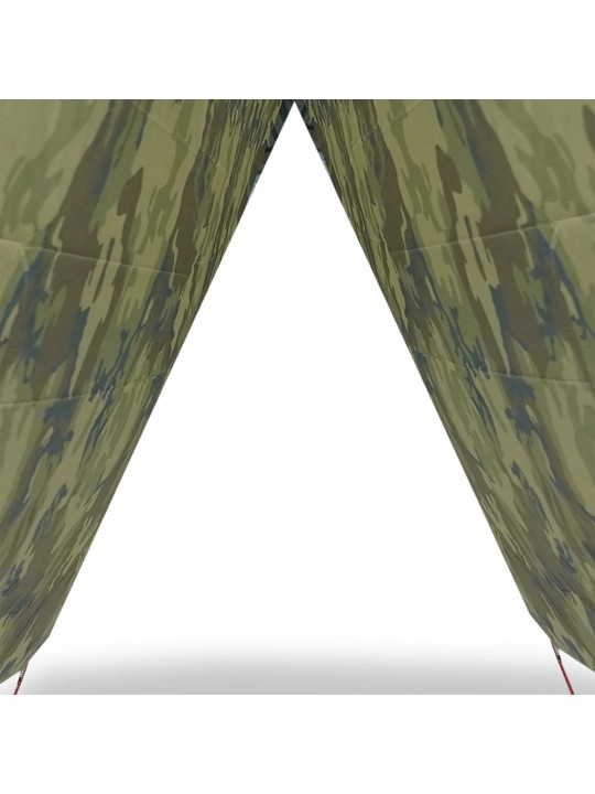 Kempinga tents, kamuflāža, 451x420 cm, ūdensizturīga