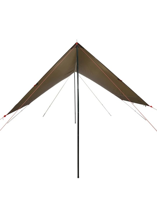 Kempinga tents, brūna, 438x376x212 cm, ūdensizturīga