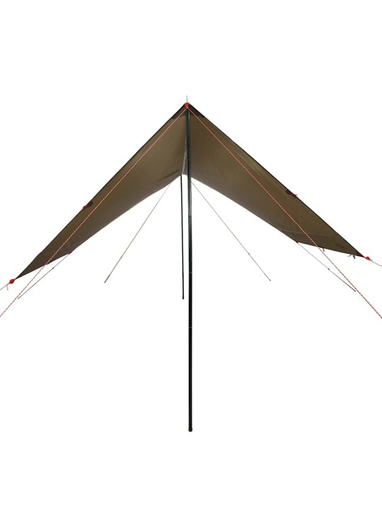 Kempinga tents, brūna, 462x306x211 cm, ūdensizturīga