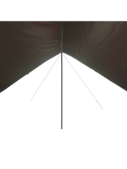 Kempinga tents, brūna, 462x306x211 cm, ūdensizturīga