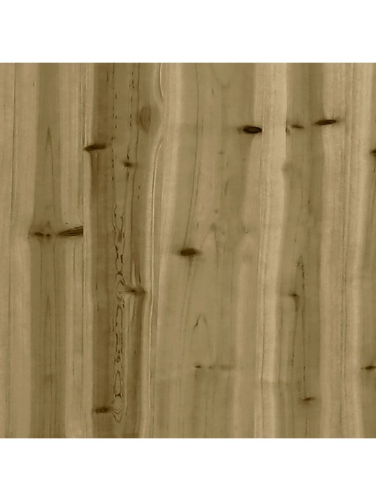 Dārza puķu kaste, 110x60x26,5 cm, impregnēts priedes koks