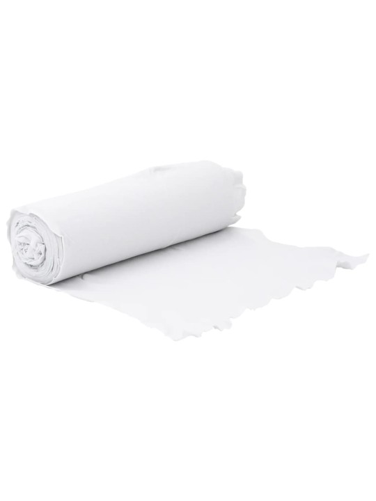 Ģeotekstila membrāna, balta, 1 x 10 m, poliestera šķiedra