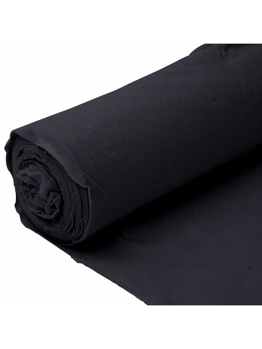 Ģeotekstila membrāna, melna, 1 x 10 m, poliestera šķiedra