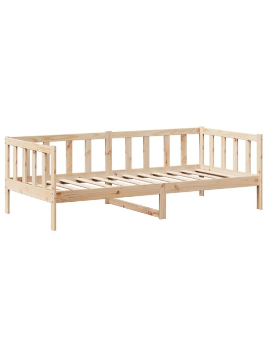 Dienas gulta ar jumtu bez matrača 80x200 cm masīvkoks