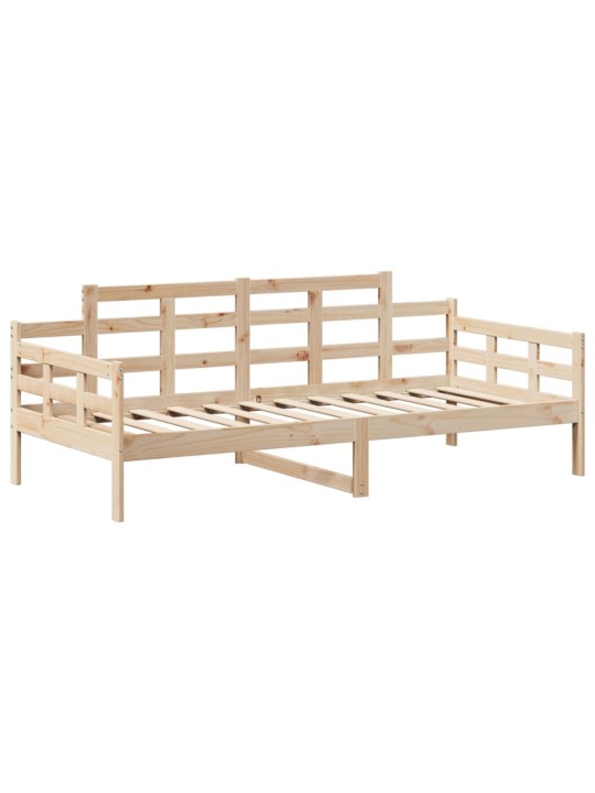 Dienas gulta ar jumtu bez matrača 80x200 cm masīvkoks
