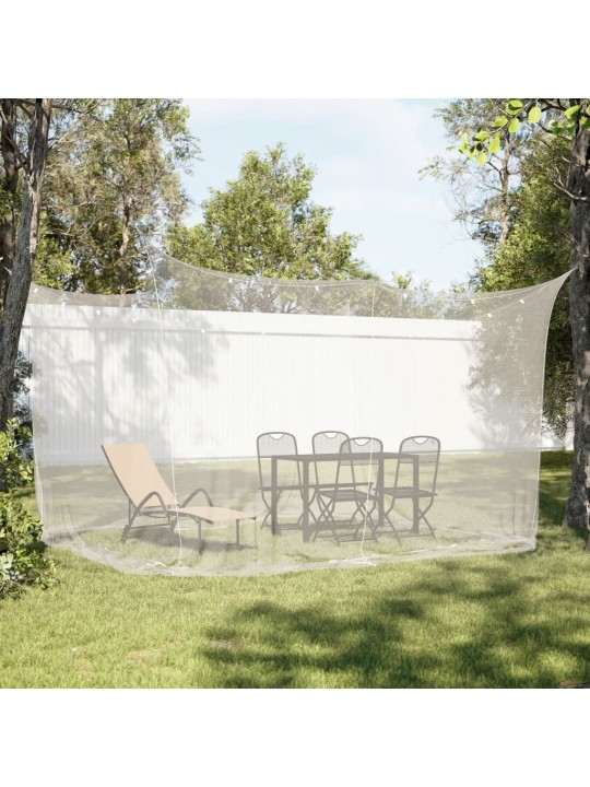Moskītu tīkls iekštelpām āra 156 balts 300x300x200 cm