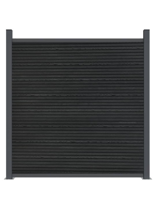 Žoga panelis, pelēks, 699x186 cm, wpc