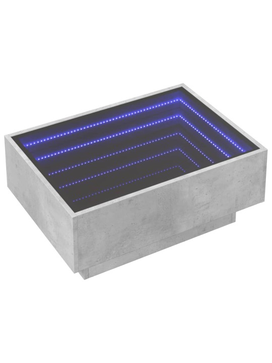 Kafijas galdiņš ar led, 70x50x30 cm, inženierijas koks