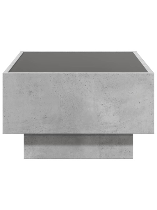 Kafijas galdiņš ar led, 70x50x30 cm, inženierijas koks