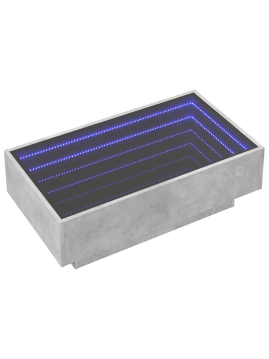 Kafijas galdiņš ar led, 90x50x30 cm, inženierijas koks