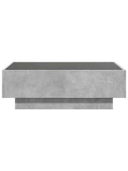 Kafijas galdiņš ar led, 90x50x30 cm, inženierijas koks