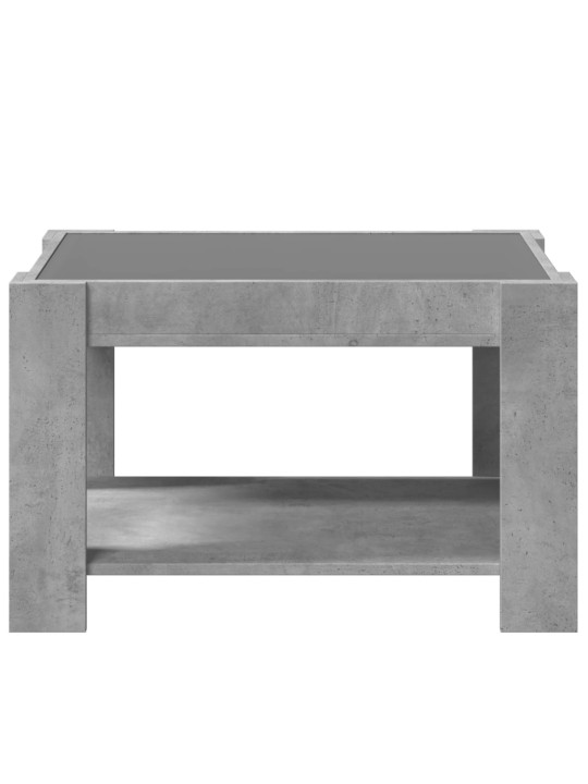 Kafijas galdiņš ar led, 73x53x45 cm, inženierijas koks