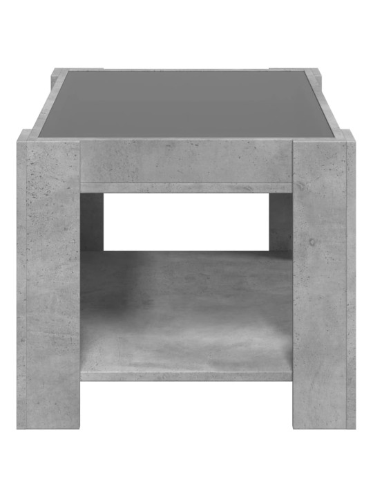 Kafijas galdiņš ar led, 73x53x45 cm, inženierijas koks
