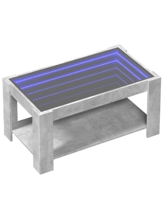 Kafijas galdiņš ar led, 93x53x45 cm, inženierijas koks