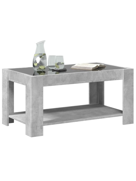 Kafijas galdiņš ar led, 93x53x45 cm, inženierijas koks