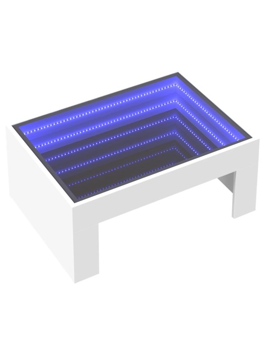Kafijas galdiņš ar led, balts, 70x50x30 cm