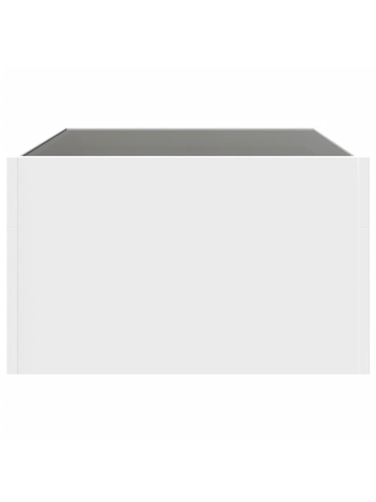 Kafijas galdiņš ar led, balts, 70x50x30 cm