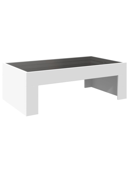 Kafijas galdiņš ar led, balts, 90x50x30 cm
