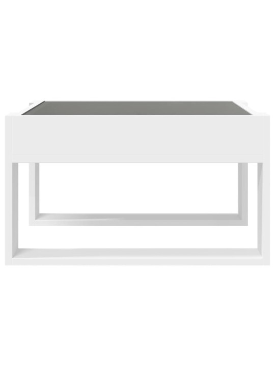 Kafijas galdiņš ar led, balts, 50x53x30 cm