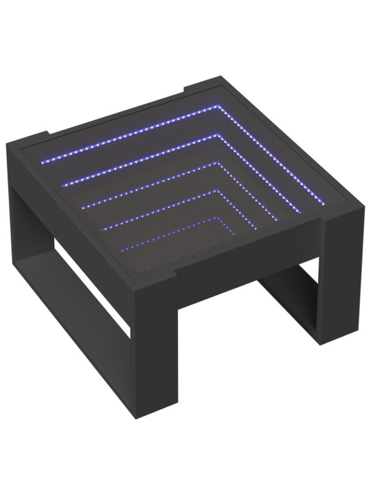 Kafijas galdiņš ar led, melns, 50x53x30 cm