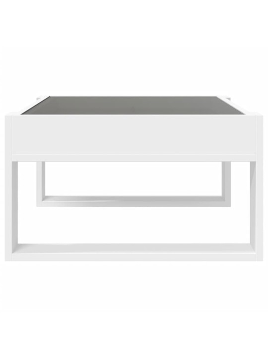Kafijas galdiņš ar led, balts, 70x53x30 cm