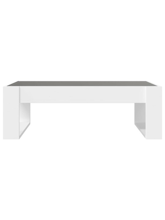 Kafijas galdiņš ar led, balts, 90x53x30 cm