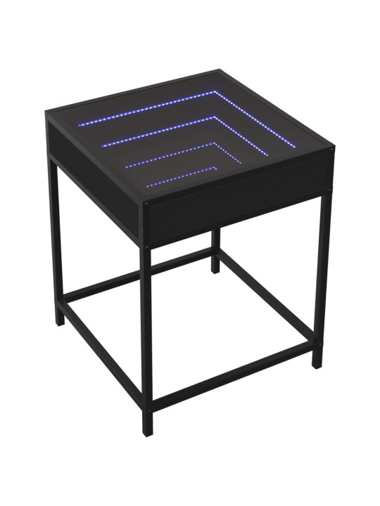 Kafijas galdiņš ar led, melns, 40x40x51 cm