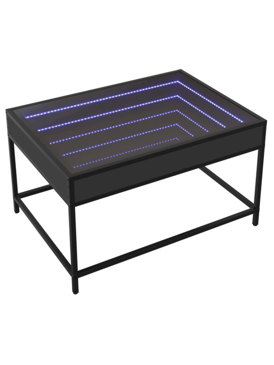 Kafijas galdiņš ar led, melns, 70x50x41 cm