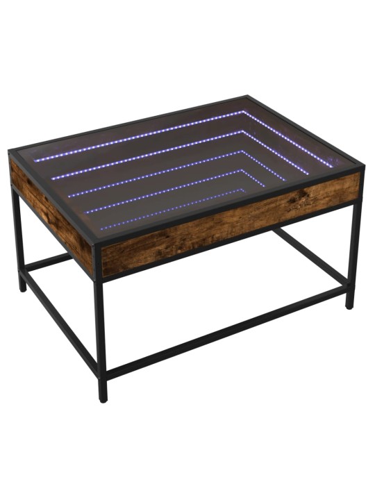 Kafijas galdiņš ar led, ozola krāsa, 70x50x41 cm