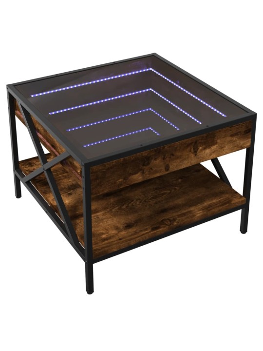 Kafijas galdiņš ar led, ozola krāsa, 50x50x38 cm