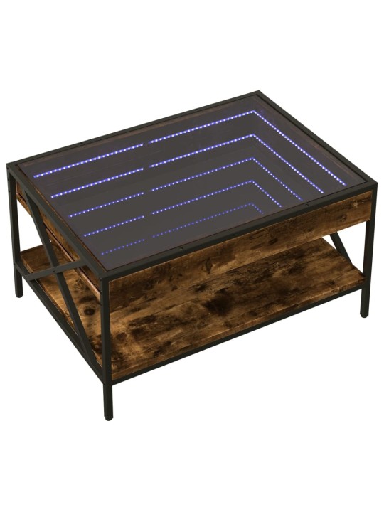 Kafijas galdiņš ar led, ozola krāsa, 70x50x38 cm