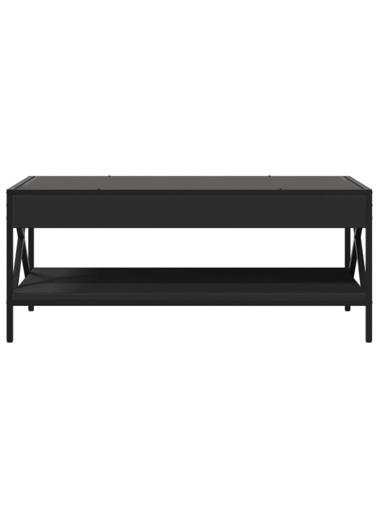 Kafijas galdiņš ar led, melns, 90x50x38 cm