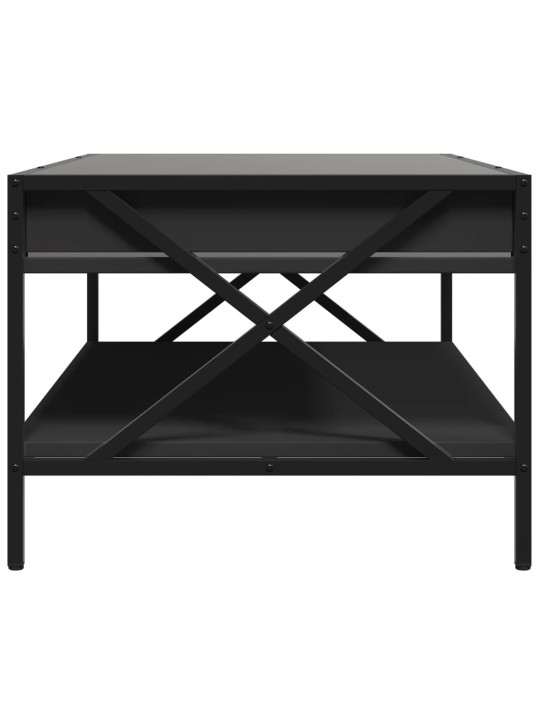 Kafijas galdiņš ar led, melns, 90x50x38 cm