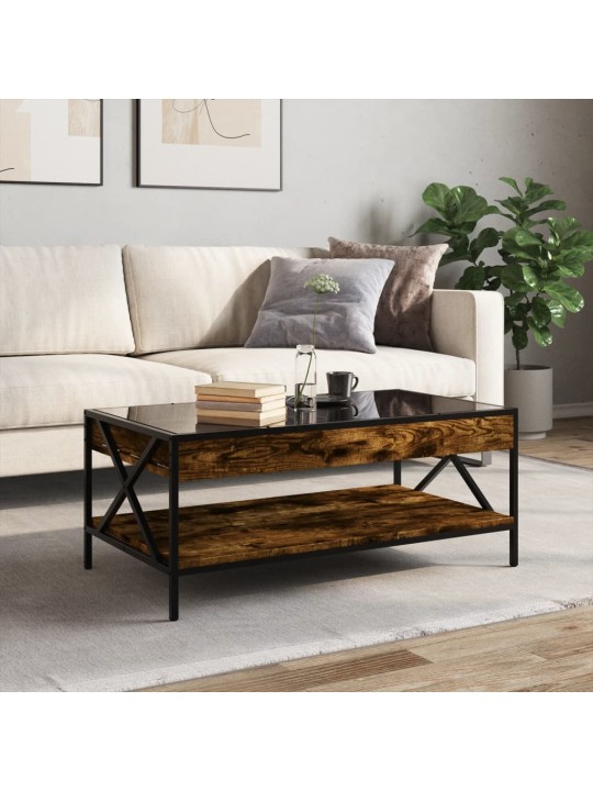 Kafijas galdiņš ar led, ozola krāsa, 90x50x38 cm