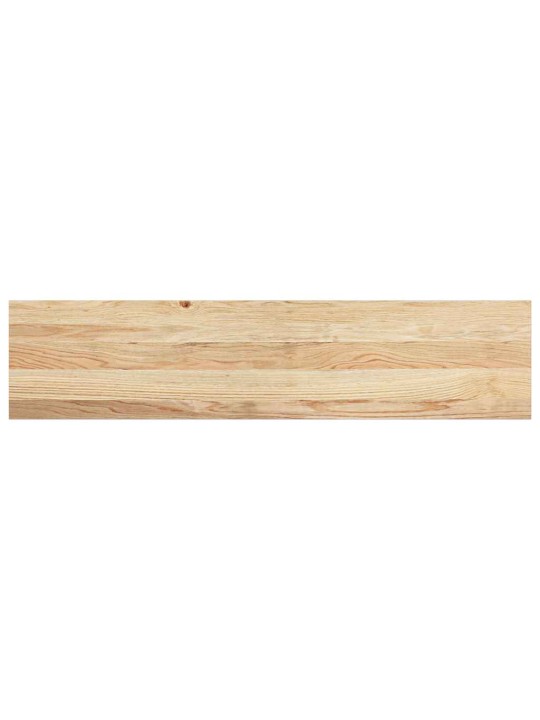 Kāpņu paklāji, 8gab., neapstrādāts, 110x30x2cm, ozola masīvkoks