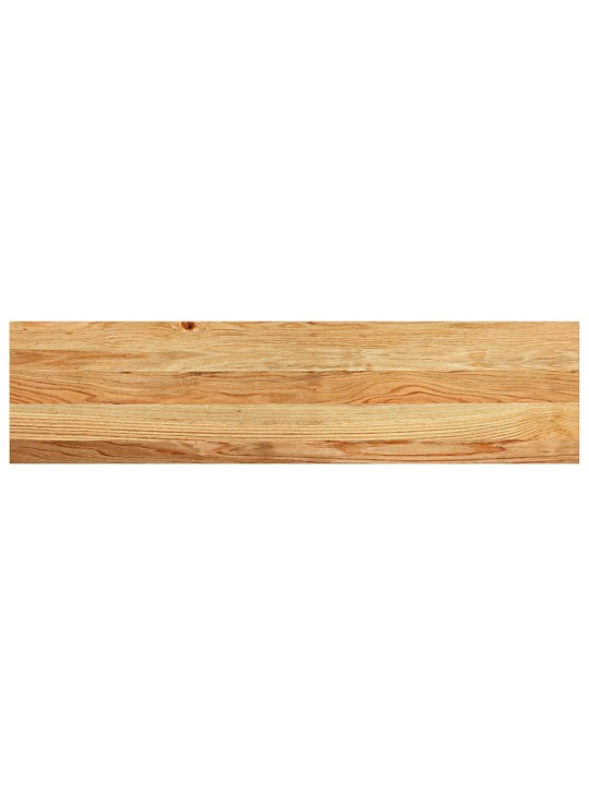 Kāpņu paklāji, 8 gab., gaiši brūna, 100x30x2cm, ozola masīvkoks