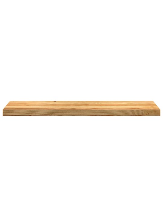 Kāpņu paklāji, 8 gab., gaiši brūna, 100x30x2cm, ozola masīvkoks