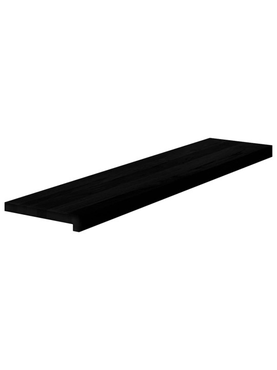 Kāpņu pakāpieni 4 gab. tumši brūns 110x30x2 cm masīvkoka ozols
