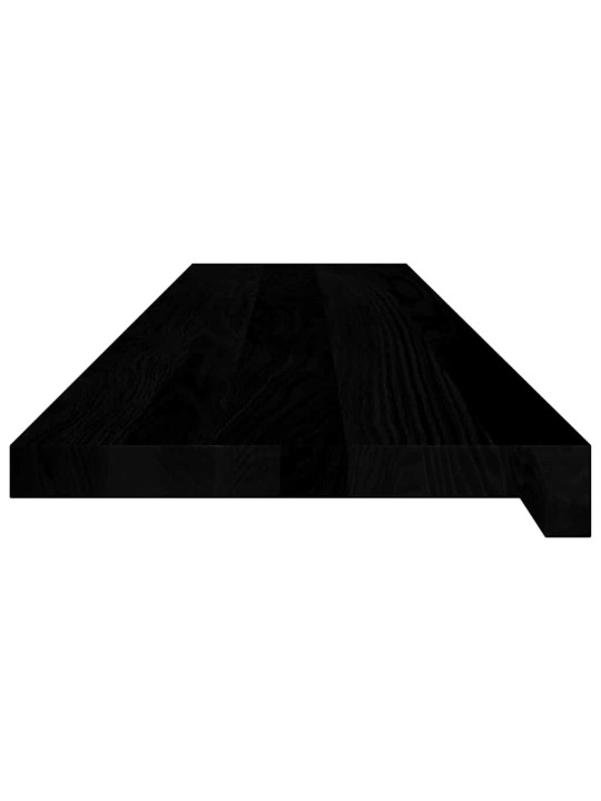 Kāpņu pakāpieni 4 gab. tumši brūns 110x30x2 cm masīvkoka ozols