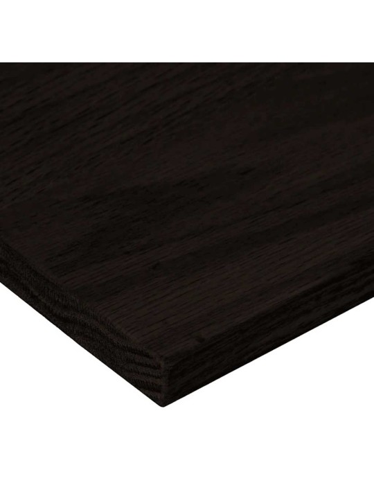 Kāpņu paklāji, 12gab., tumši brūna, 110x25x2cm, ozola masīvkoks