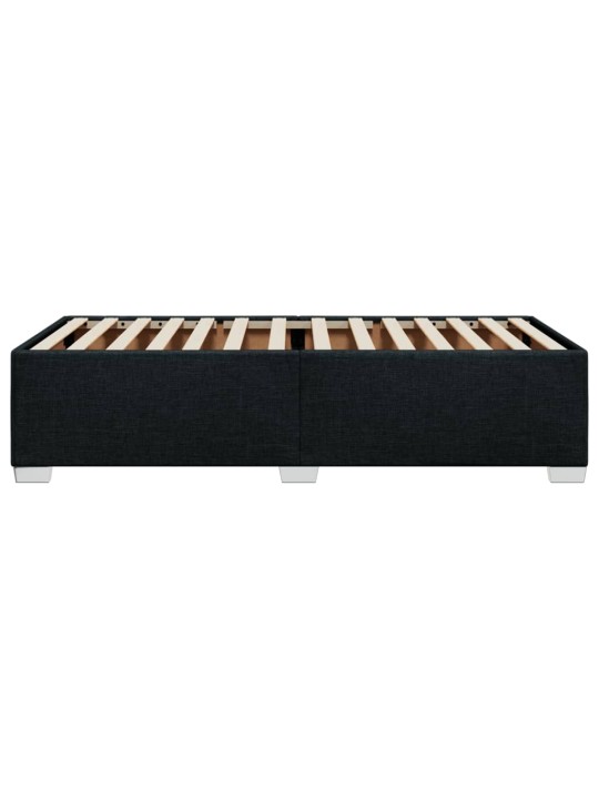 Gultas rāmis, melns, 90x200 cm, audums