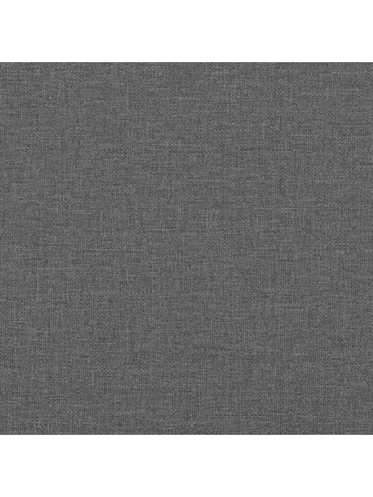 Gultas rāmis, tumši pelēks, 120x190 cm, audums