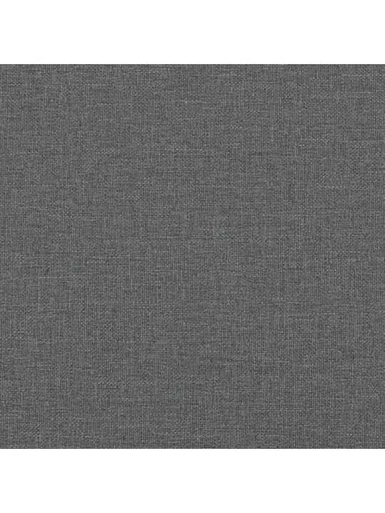 Gultas rāmis, tumši pelēks, 120x190 cm, audums