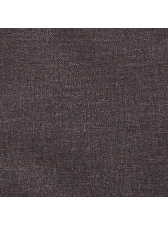Gulta bez matrača, tumši brūns, 160x200 cm, audums