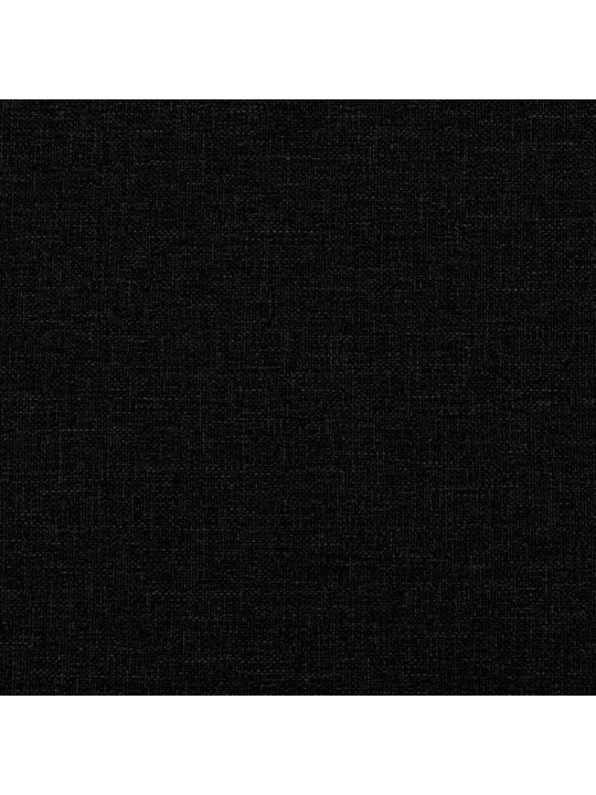 Gultas rāmis, melns, 80x200 cm, audums