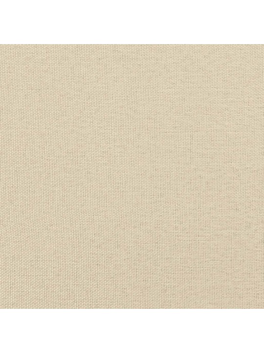 Gultas rāmis bez matrača krēma 80x200 cm auduma